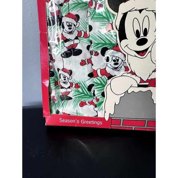 Vtg NOS Disney Mickey Mouse Christmas Seasons Greetings Boxer Shorts Men's Sz M - Picture 4 of 12